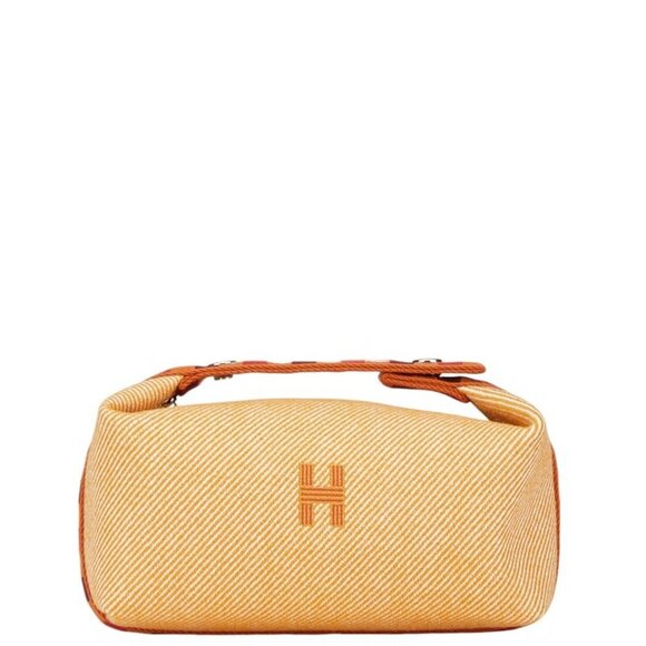 HERMES Orange Pouch - Picture 1 of 7